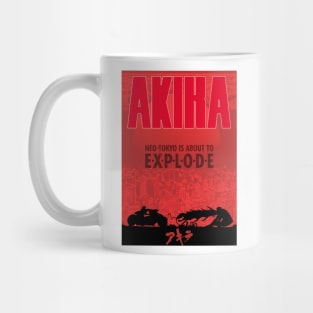 Akira minimalist poster Mug